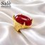 Elastic Line Ring Sand Gold