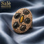 Elastic Line Ring Medium KC Gold/As Sample Champagne+Black Diamond+As Sample Stone 00126