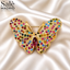 Crystal Butterfly Brooch