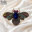 Brooch Fuchsia Queen Bee