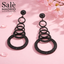 EARRING BLACK 00522