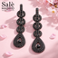 EARRING BLACK 00573