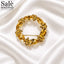 Brooch Wreath Champagne Crystal Gold