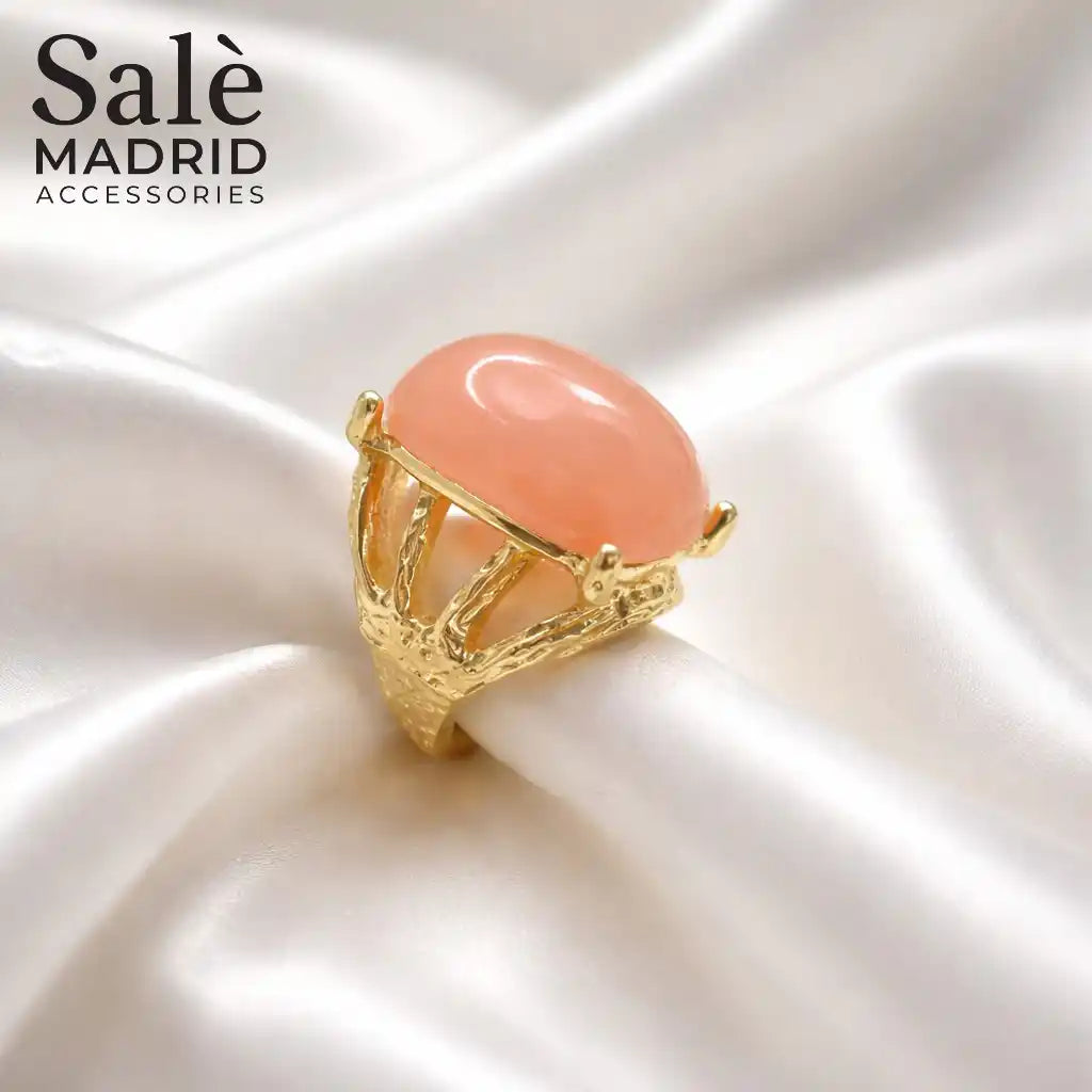Elastic Line Ring Medium KC Gold 1