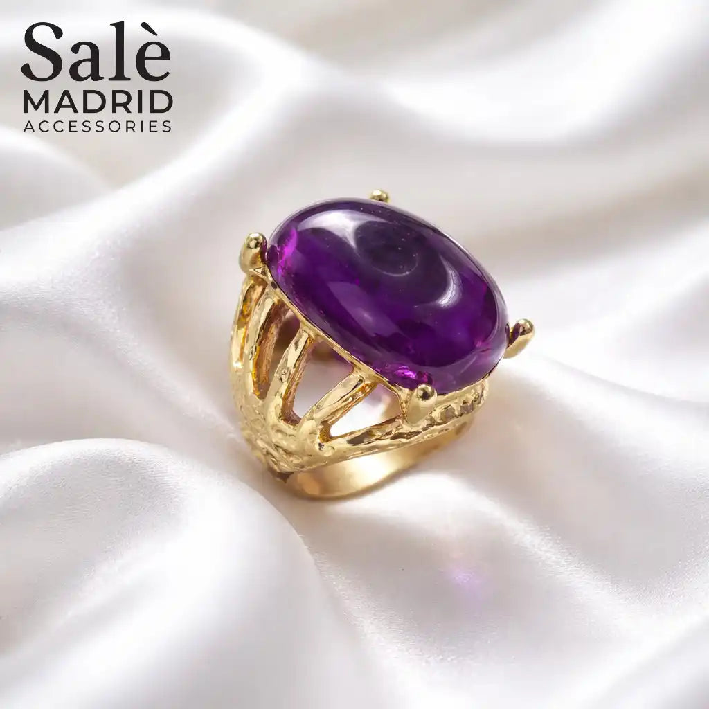 Elastic Line Ring Medium KC Gold 1