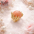 Elastic Line Ring Medium KC Gold