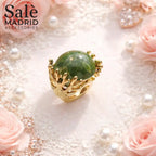 Elastic Line Ring Medium KC Gold