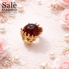 Elastic Line Ring Medium KC Gold