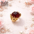 Elastic Line Ring Medium KC Gold
