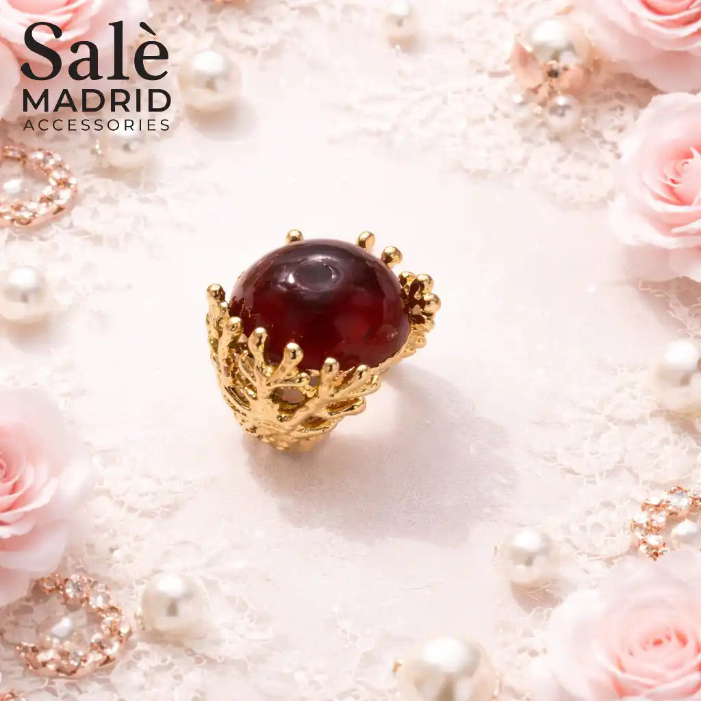 Elastic Line Ring Medium KC Gold