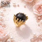Elastic Line Ring Medium KC Gold