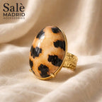 Elastic Line Ring Medium KC Gold