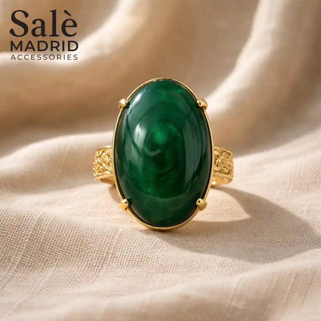 Elastic Line Ring Medium KC Gold
