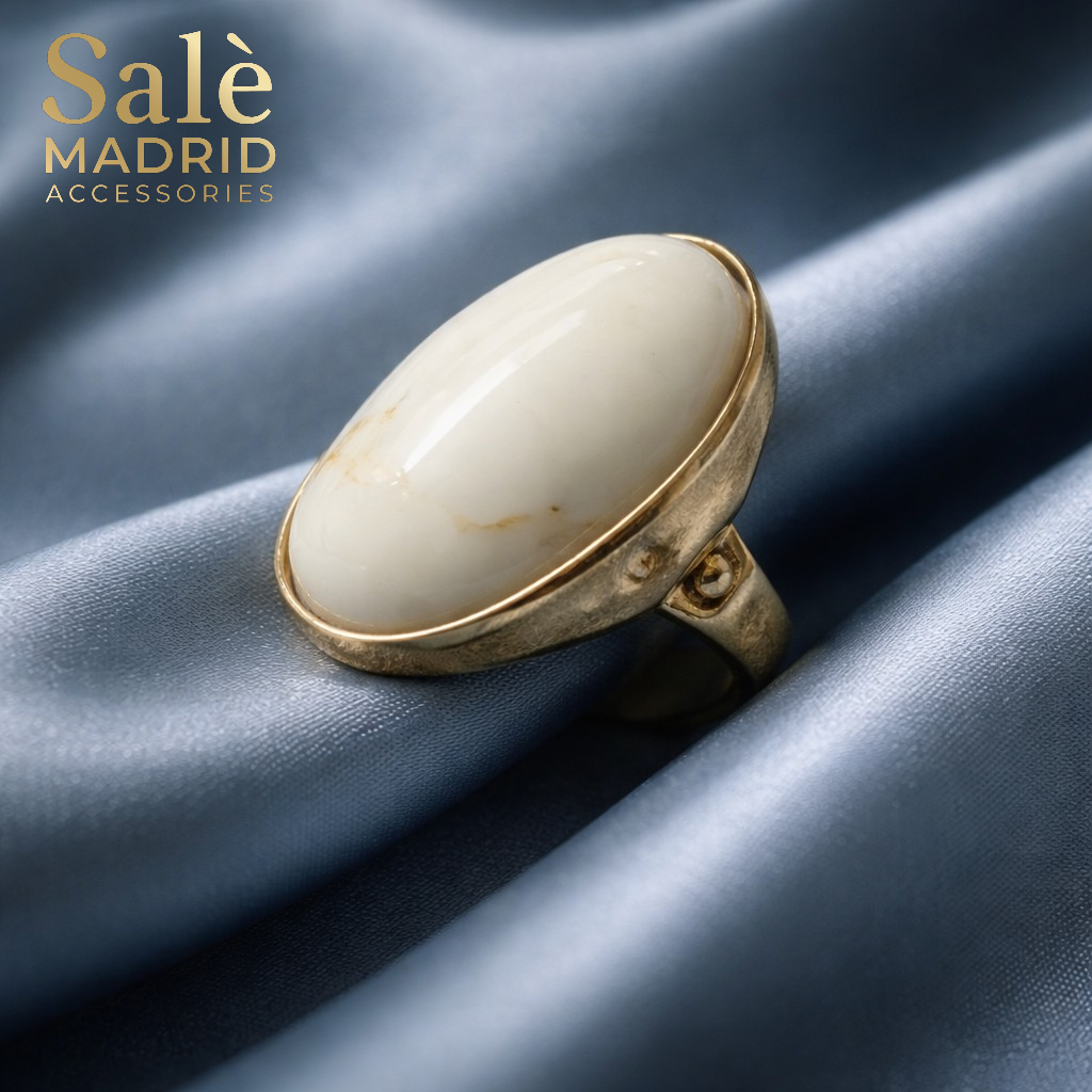 Elastic Line Ring Medium KC Gold