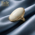 Elastic Line Ring Medium KC Gold