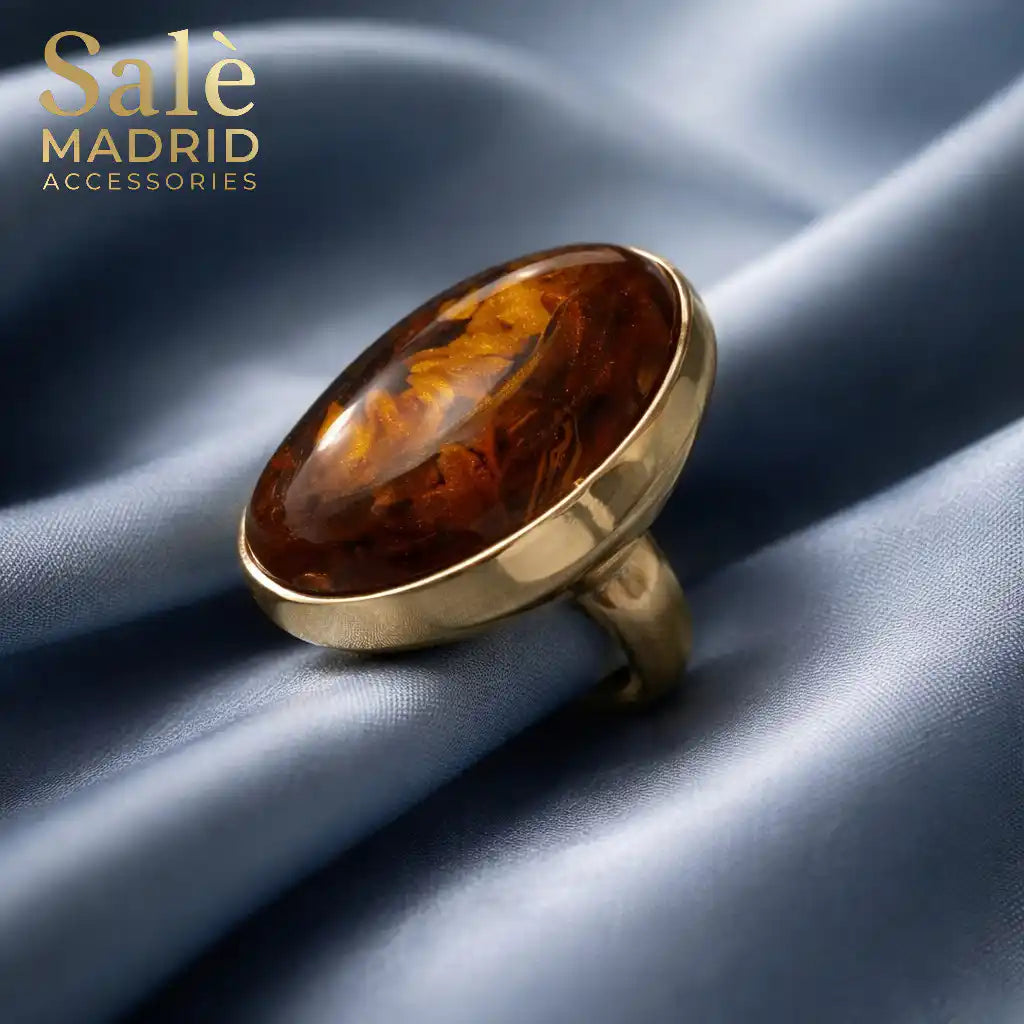 Elastic Line Ring Medium KC Gold
