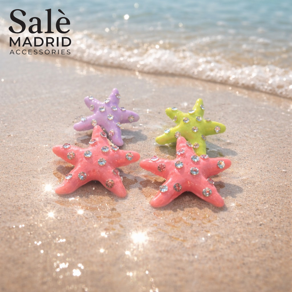 EARRING STARFISH MULTICOLOR 00842