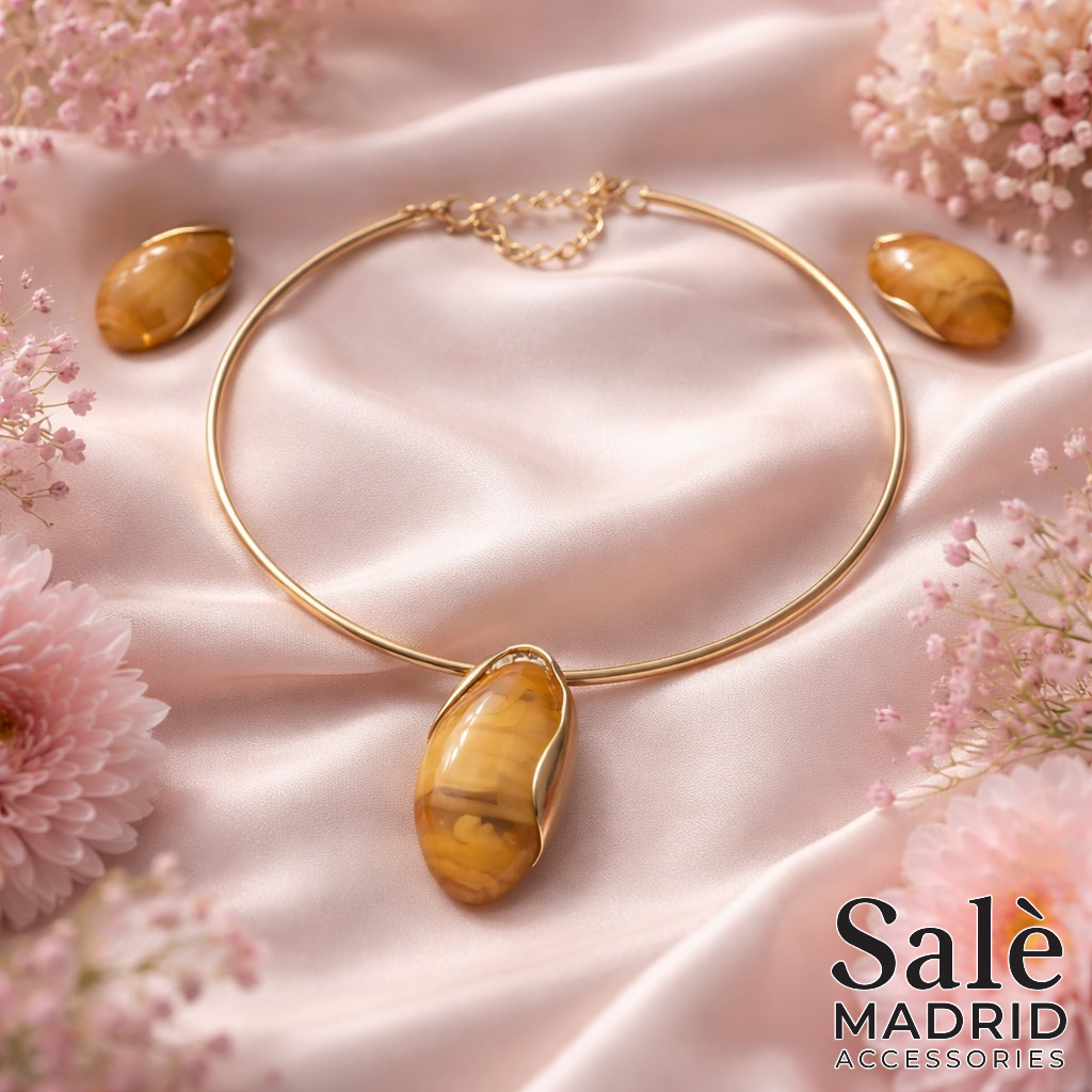 NECKLACE GOLD CIRCULAR 00911 Main image