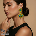 EARRING SPADE GOLD 00834