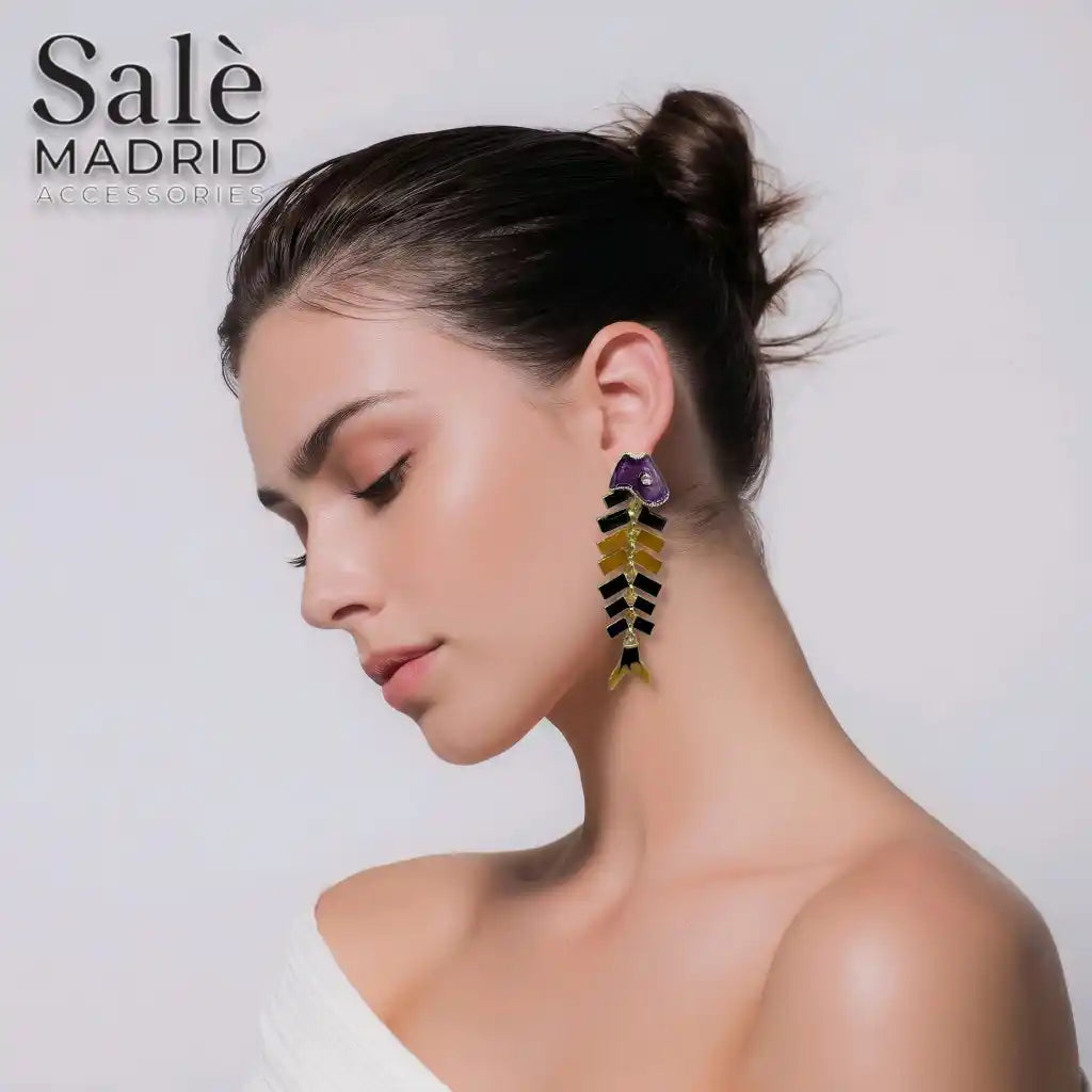 EARRING FISH SHAPED