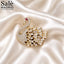 BROOCH CRYSTAL SWAN BAGUETTE TAIL
