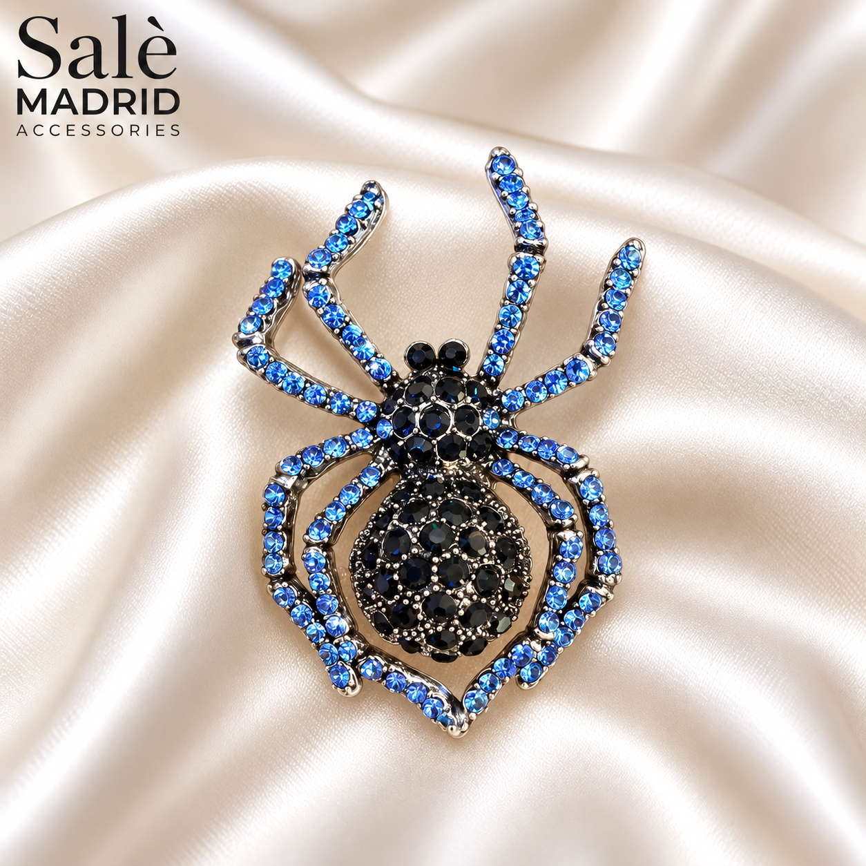 Crystal Spider Brooch Secondary image