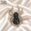 Crystal Spider Brooch