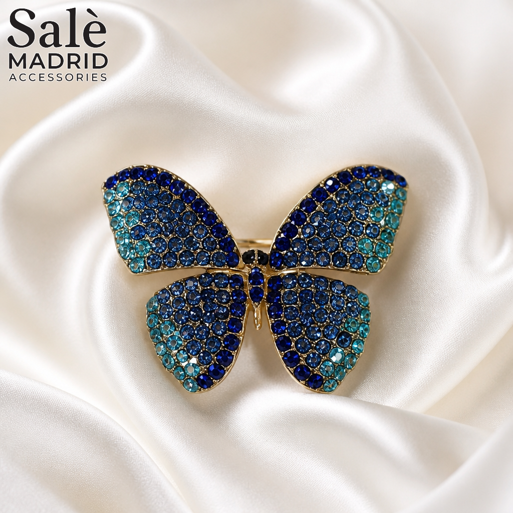 Brooch Blue Ombre Butterfly Main image