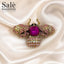 Brooch Fuchsia Queen Bee