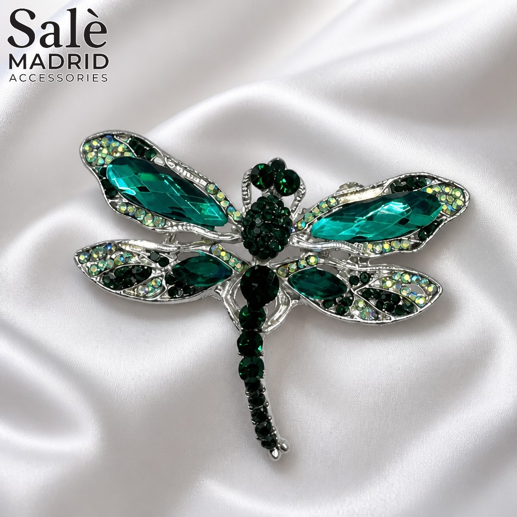 BROOCH STAINED GLASS DRAGONFLY Main image