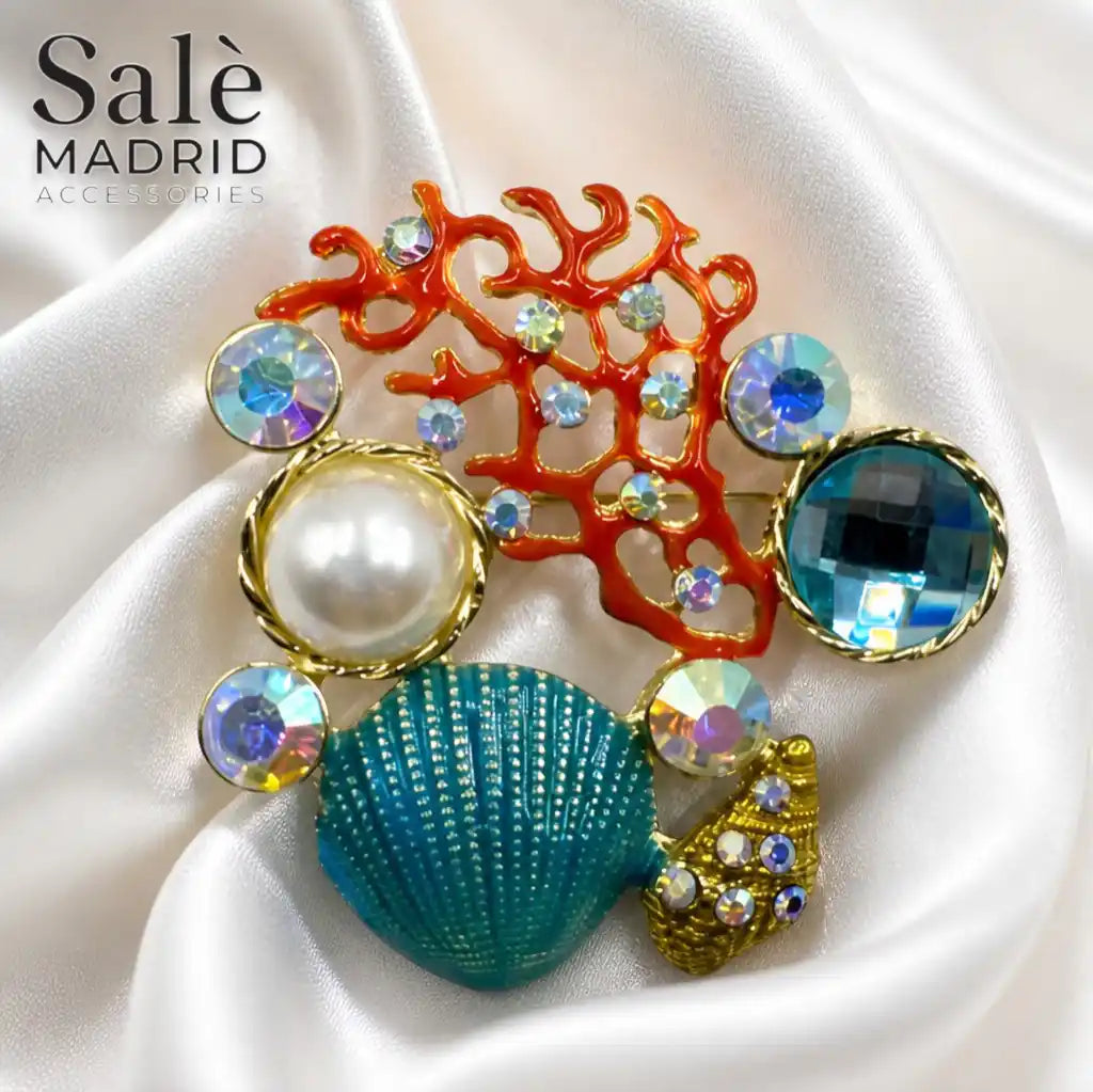 Brooch Coral Reef Ocean