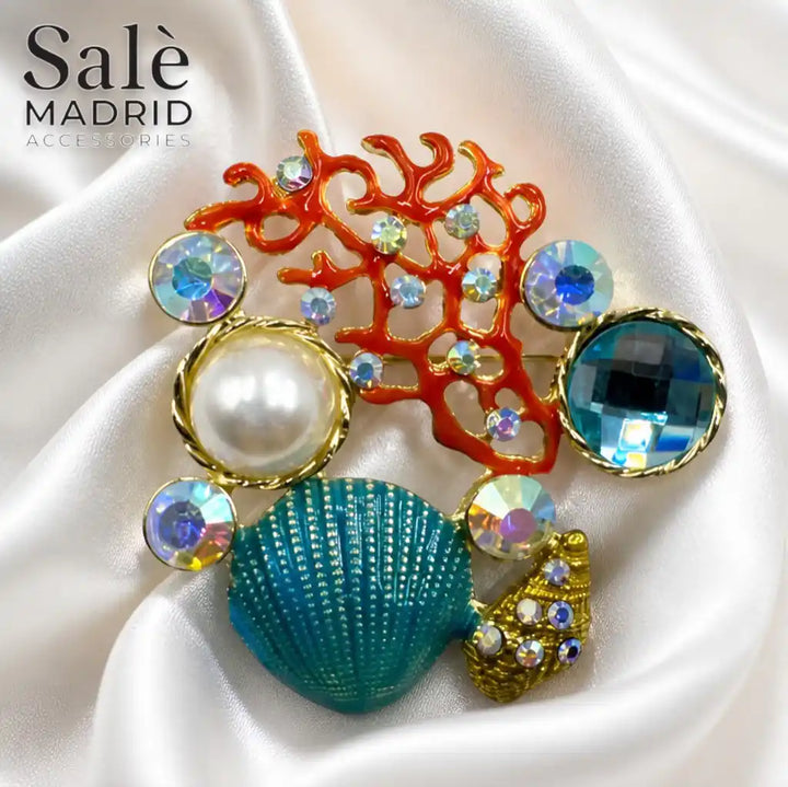 Brooch Coral Reef Ocean