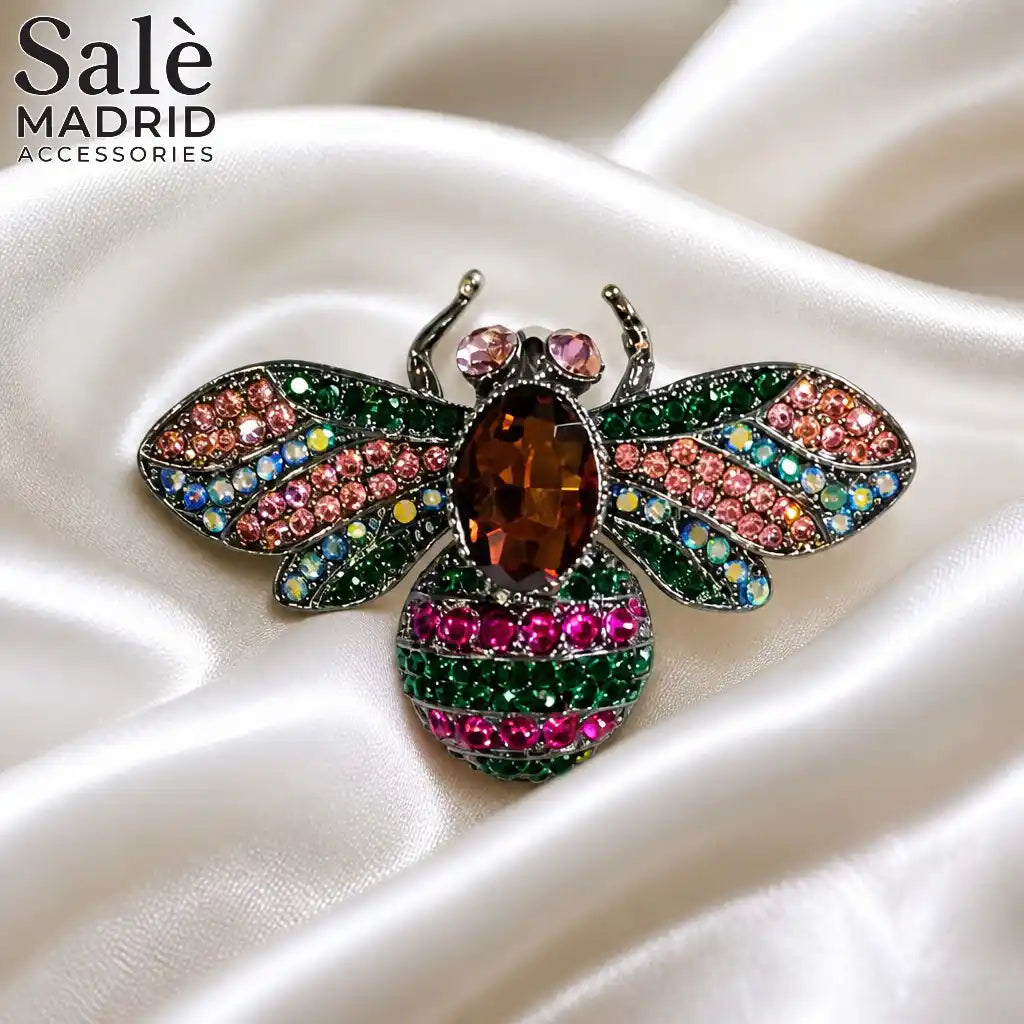 Brooch Fuchsia Queen Bee