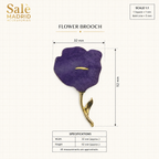 Mother-of-Pearl Tulip Brooch