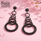 EARRING BLACK 00522