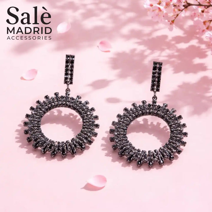 EARRING BLACK 00523