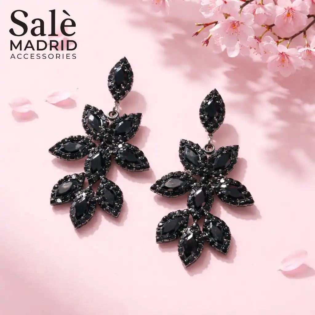 EARRING BLACK 00534