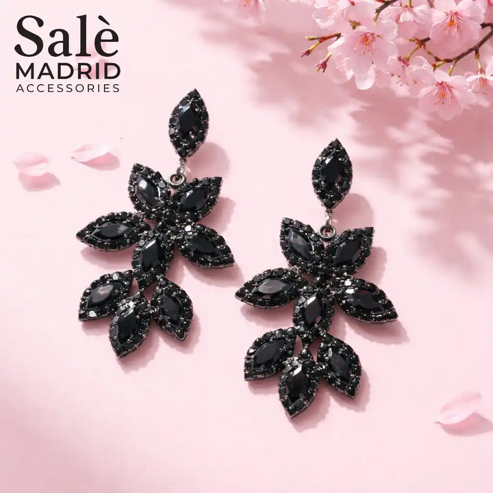 EARRING BLACK 00534