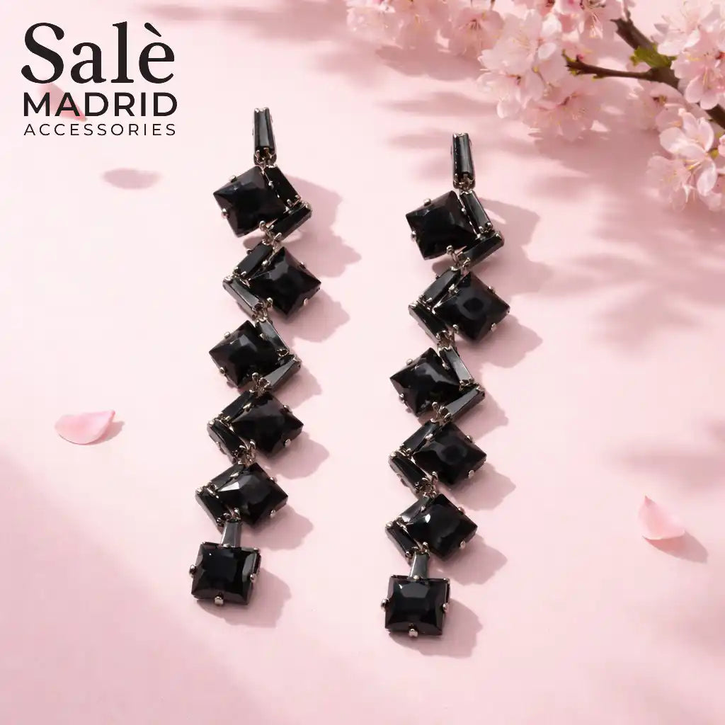 EARRING BLACK 00546