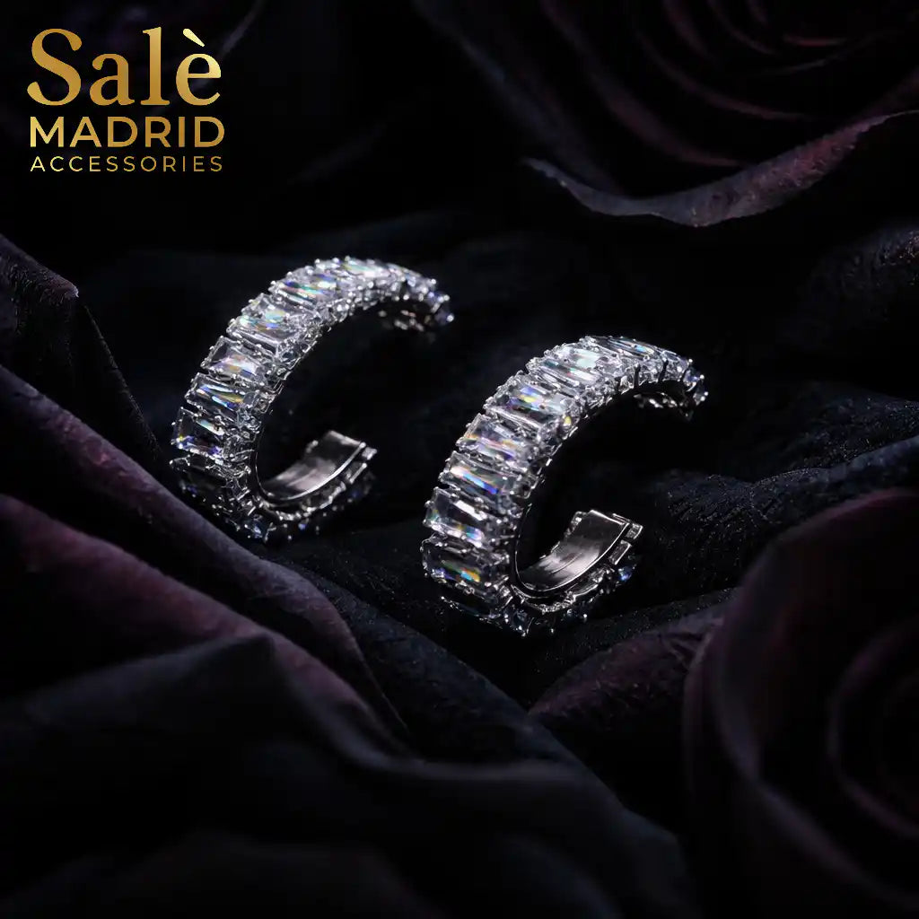 حلق فضي 00549