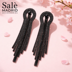 EARRING BLACK 00554