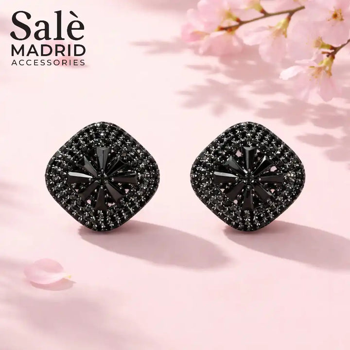 EARRING BLACK 00561