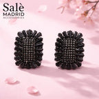 EARRING BLACK 00564