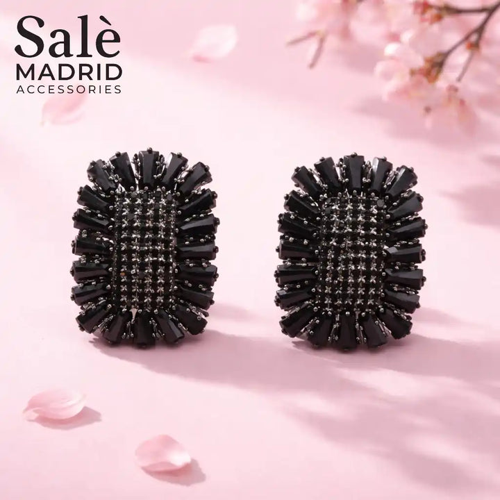 EARRING BLACK 00564
