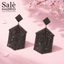 EARRING BLACK 00568