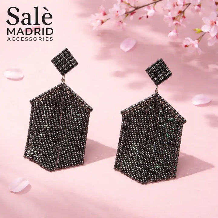 EARRING BLACK 00568