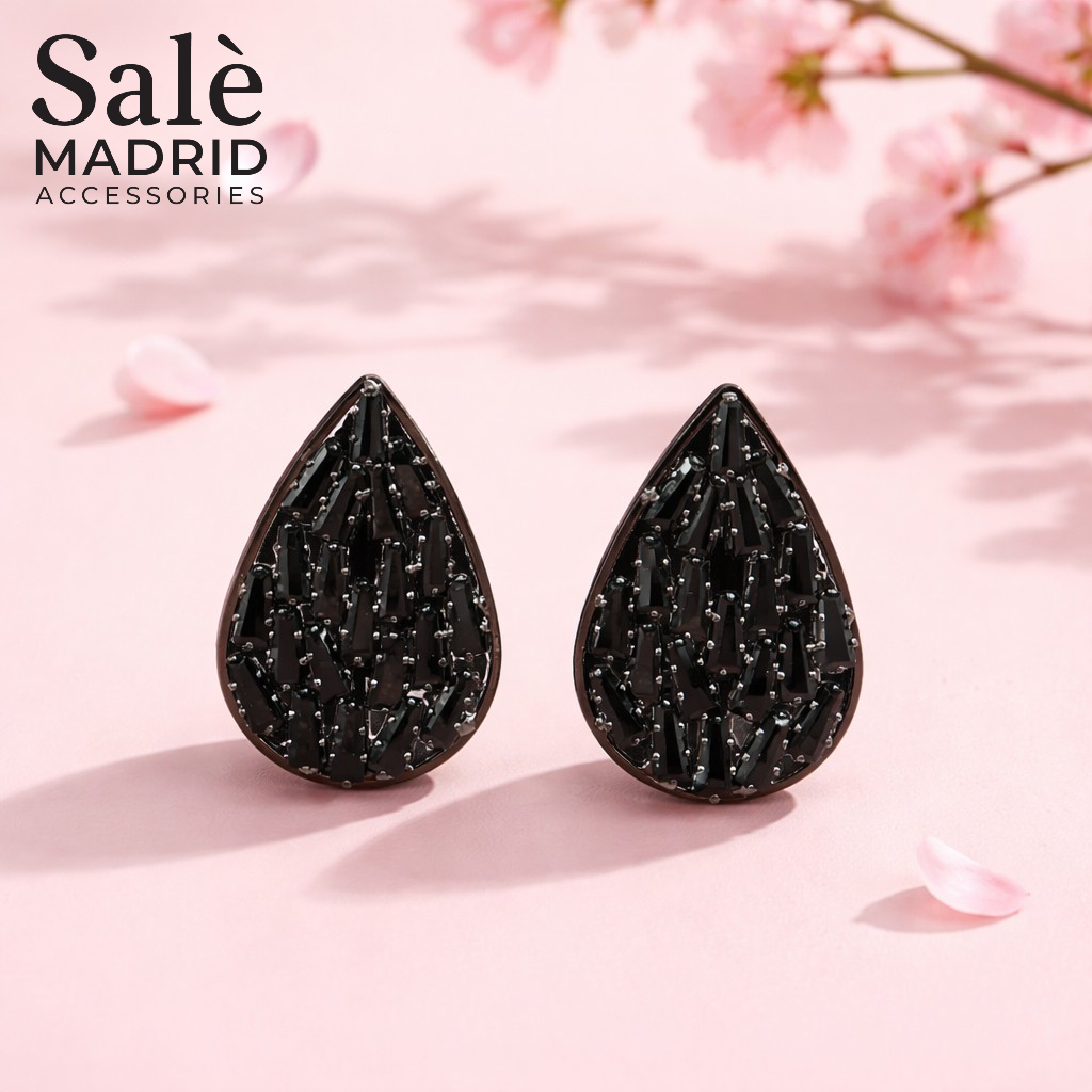EARRING BLACK 00575