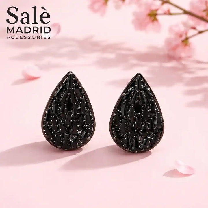 EARRING BLACK 00575