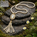 NECKLACE WHITE 00582