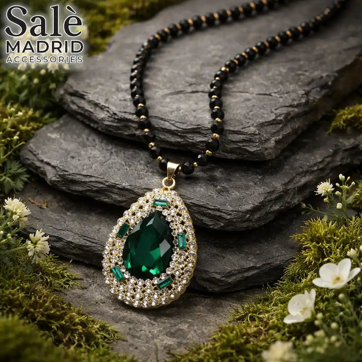 NECKLACE BLACK 00586